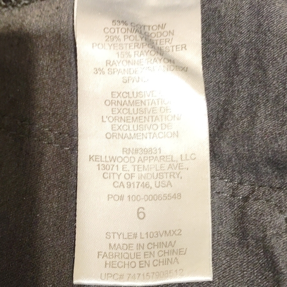 WIT & WISDOM ⭐️ Gray Skinny Jeans - Picture 9 of 9